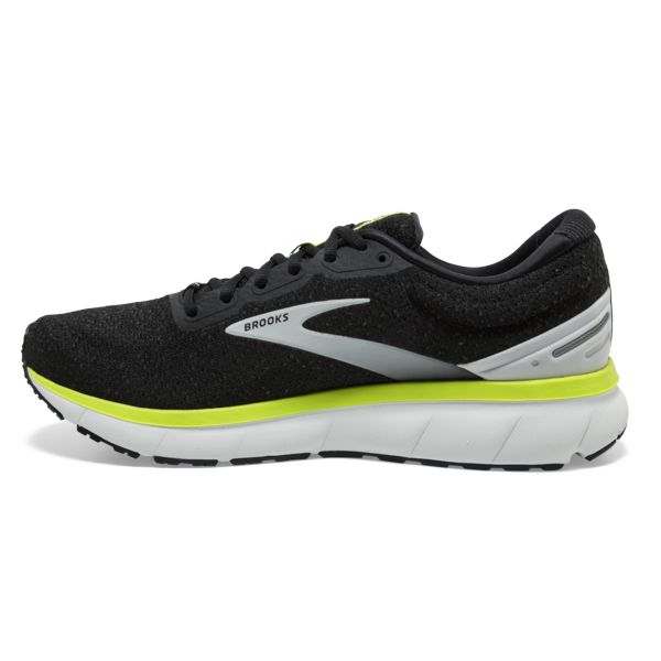 Brooks Trace Men's Road Running Shoes Black / Grey / Yellow | NZ-285179