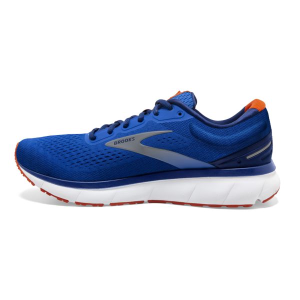 Brooks Trace Men's Road Running Shoes Blue / Navy / Orange | NZ-429376