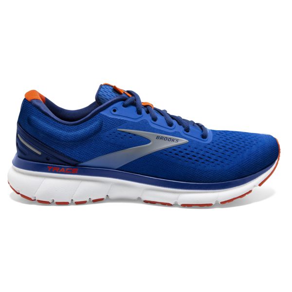 Brooks Trace Men\'s Road Running Shoes Blue / Navy / Orange | NZ-429376