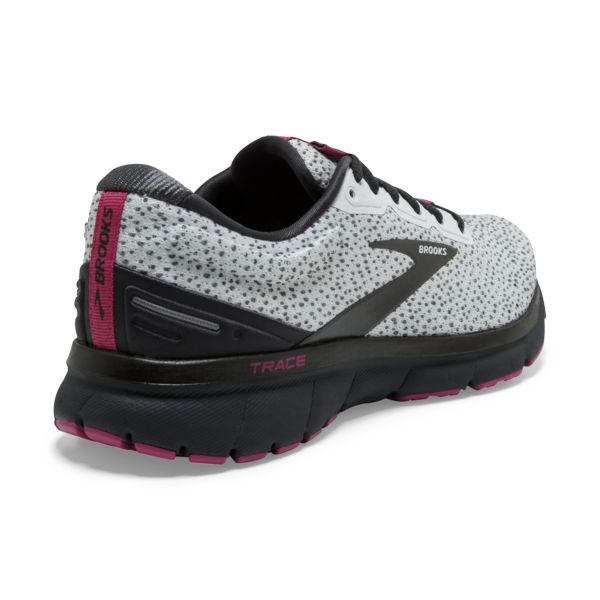 Brooks Trace Women's Road Running Shoes Grey / Black / Red | NZ-769513