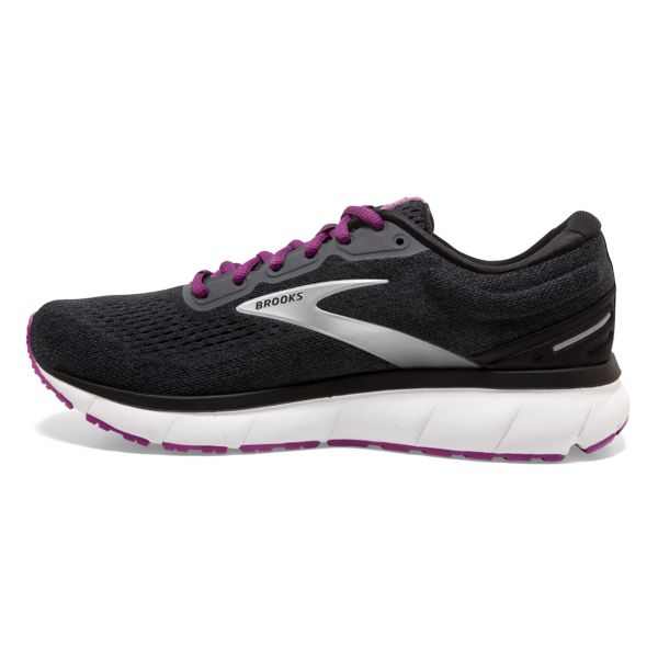 Brooks Trace Women's Road Running Shoes Black / Purple / White | NZ-820651