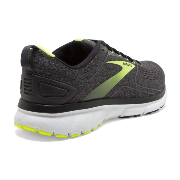 Brooks Transmit 3 Men's Road Running Shoes Black / Yellow / White | NZ-371564