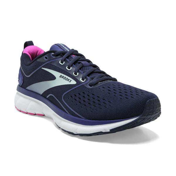 Brooks Transmit 3 Women's Road Running Shoes Navy / Blue / White | NZ-15694