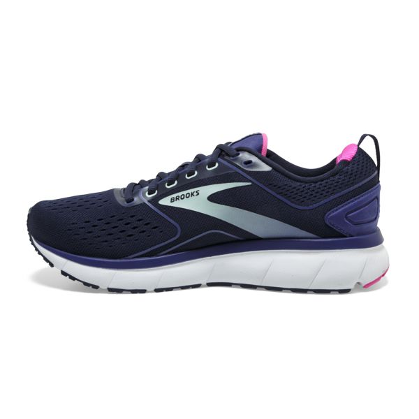 Brooks Transmit 3 Women's Road Running Shoes Navy / Blue / White | NZ-15694