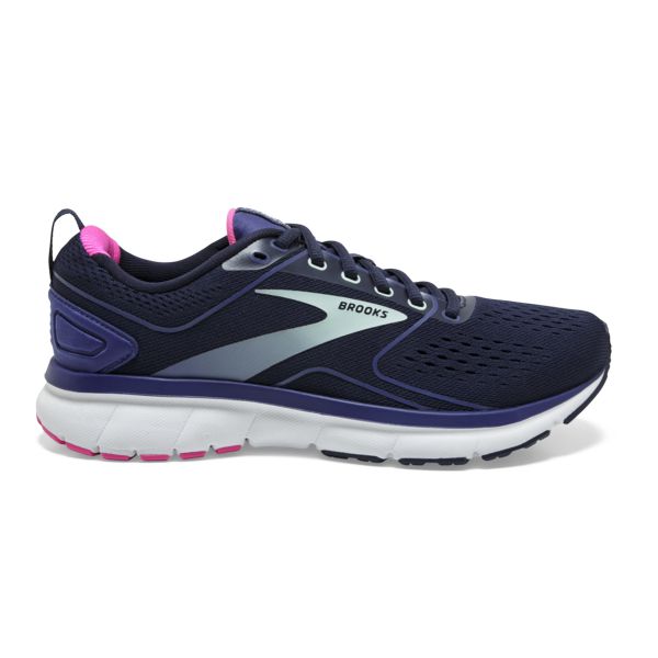 Brooks Transmit 3 Women\'s Road Running Shoes Navy / Blue / White | NZ-15694