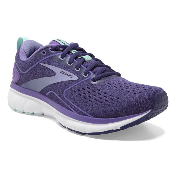 Brooks Transmit 3 Women's Road Running Shoes Purple / White | NZ-258706