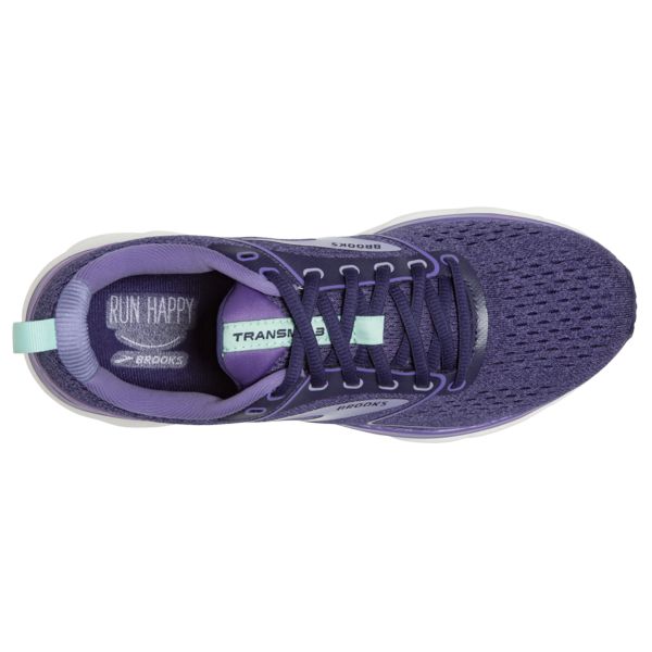 Brooks Transmit 3 Women's Road Running Shoes Purple / White | NZ-258706