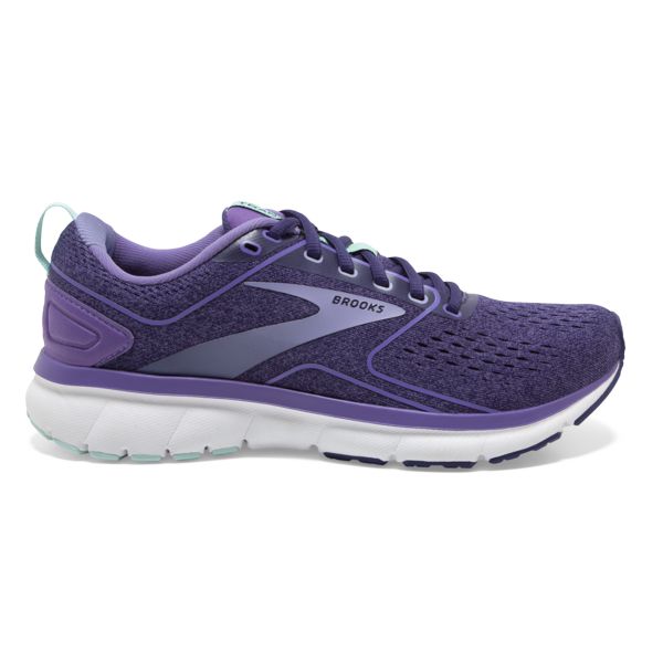 Brooks Transmit 3 Women\'s Road Running Shoes Purple / White | NZ-258706