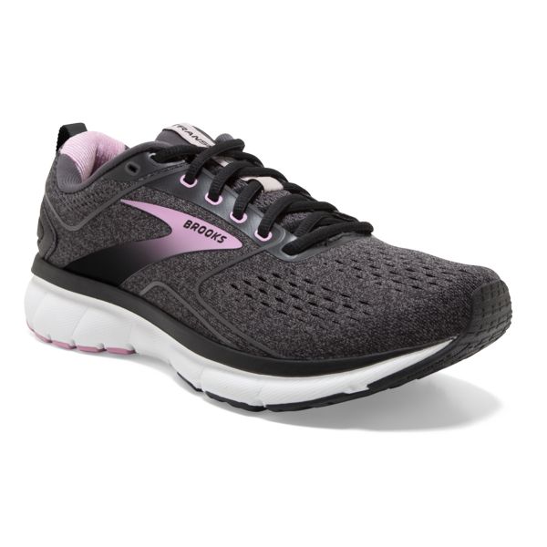 Brooks Transmit 3 Women's Road Running Shoes Grey / Pink / White | NZ-675148