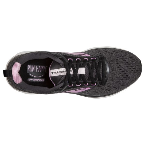 Brooks Transmit 3 Women's Road Running Shoes Grey / Pink / White | NZ-675148