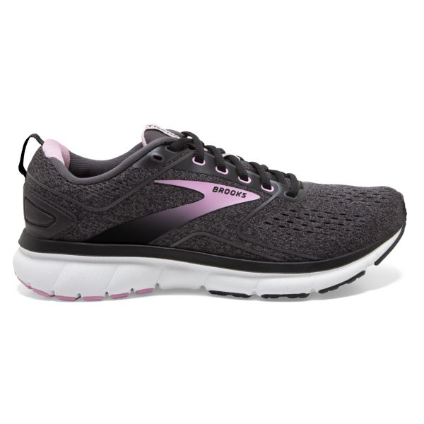 Brooks Transmit 3 Women\'s Road Running Shoes Grey / Pink / White | NZ-675148